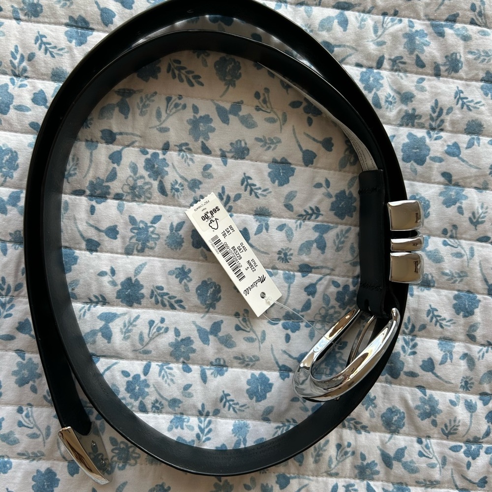 Madewell Triple Metal Keeper Belt